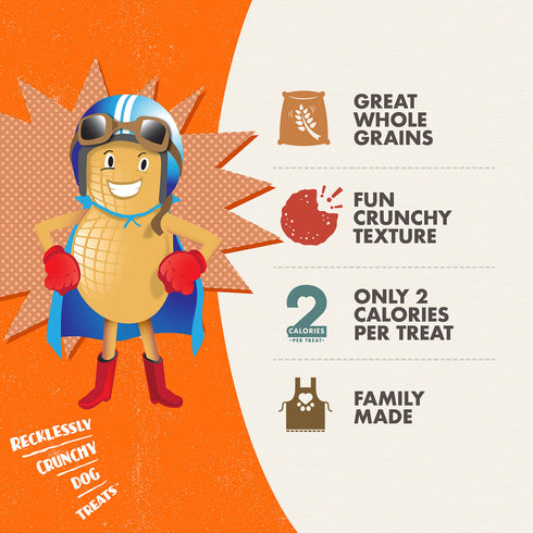 Fromm Crunchy O's Peanut Butter Jammers Dog Treats - Peanut Butter - 6oz Bag